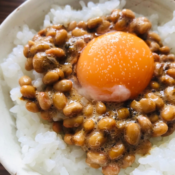 ごはんですよで納豆ご飯☆